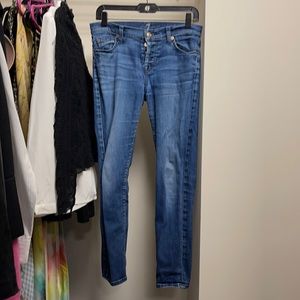 7 for all mankind Josephine skinny boyfriend jeans size 27/28
